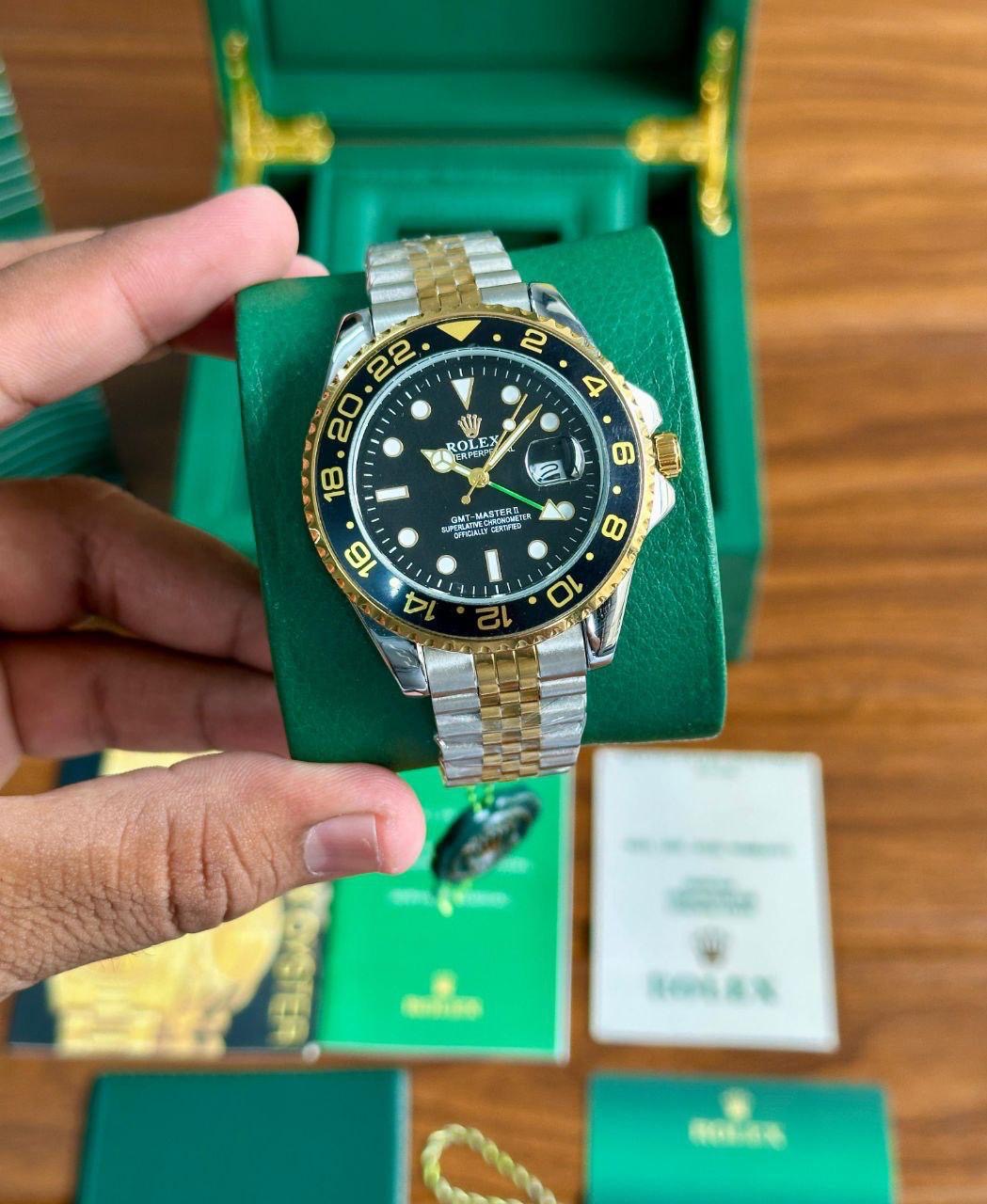 GMT-Master II – Black & Gold Two-Tone