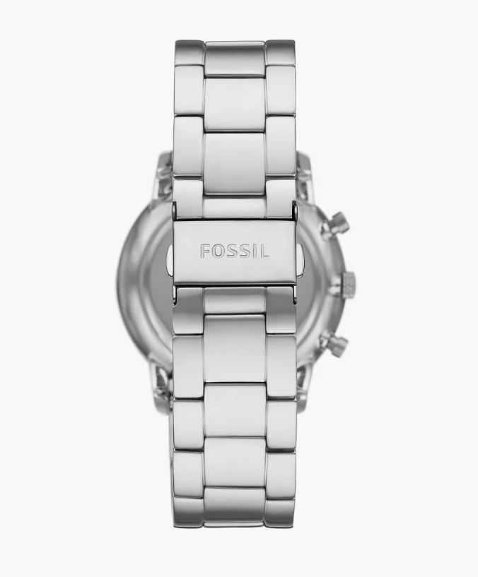 Minimalist Chronograph Stainless Steel Watch