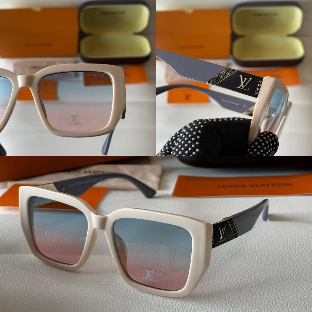 Louis Vuitton Oversized Gradient Square Sunglasses