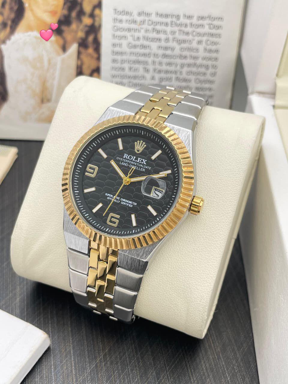 Rolx Land-Dweller Gold Tone (Champagne Dial)