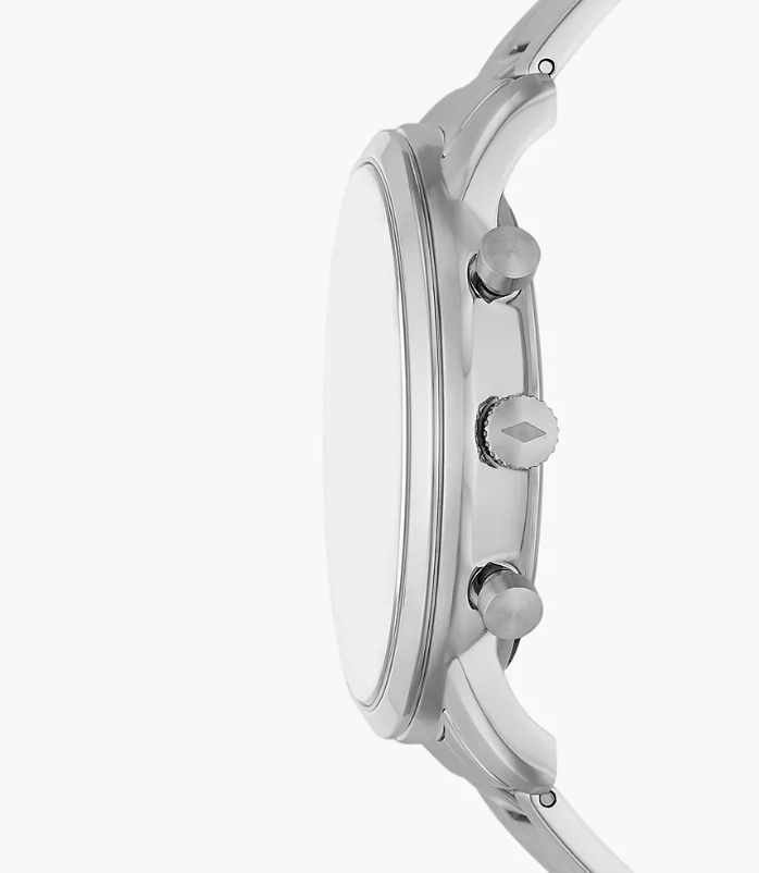 Minimalist Chronograph Stainless Steel Watch