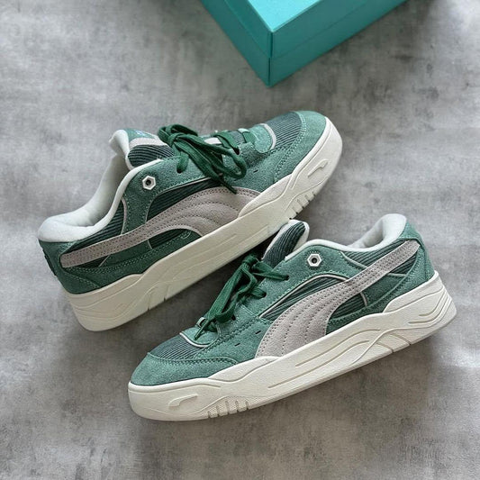 PUMAA SUEDE 180  GREY GREEN