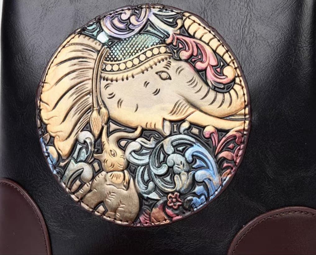 BAINIDAISHU® Classy Elephant Art Sling Bag