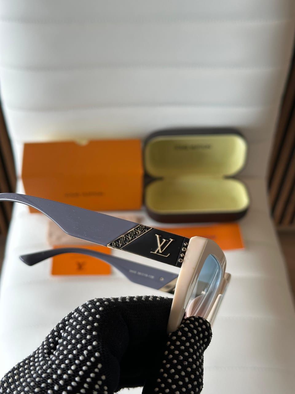 Louis Vuitton Oversized Gradient Square Sunglasses